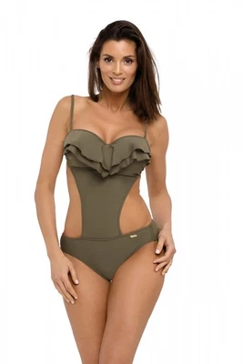 Maillot de bain 1 pièce femme Push-up Vert Marko 2XL 128598 - Photo 1/3