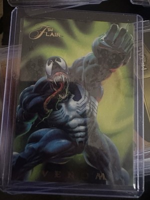 1994 Marvel Flair   Venom Power Blast Insert Chase Card #7 of 18 Rare
