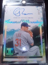 2025 Panini Impeccable Cliff Lee Award Winning Auto AWA-CL Holo Silver /25 CLE