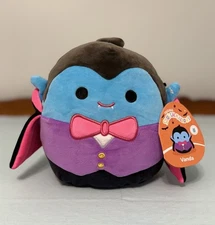 Squishmallows Original Plush Vanda The Halloween Vampire 8 Inch. New w/ Tags!