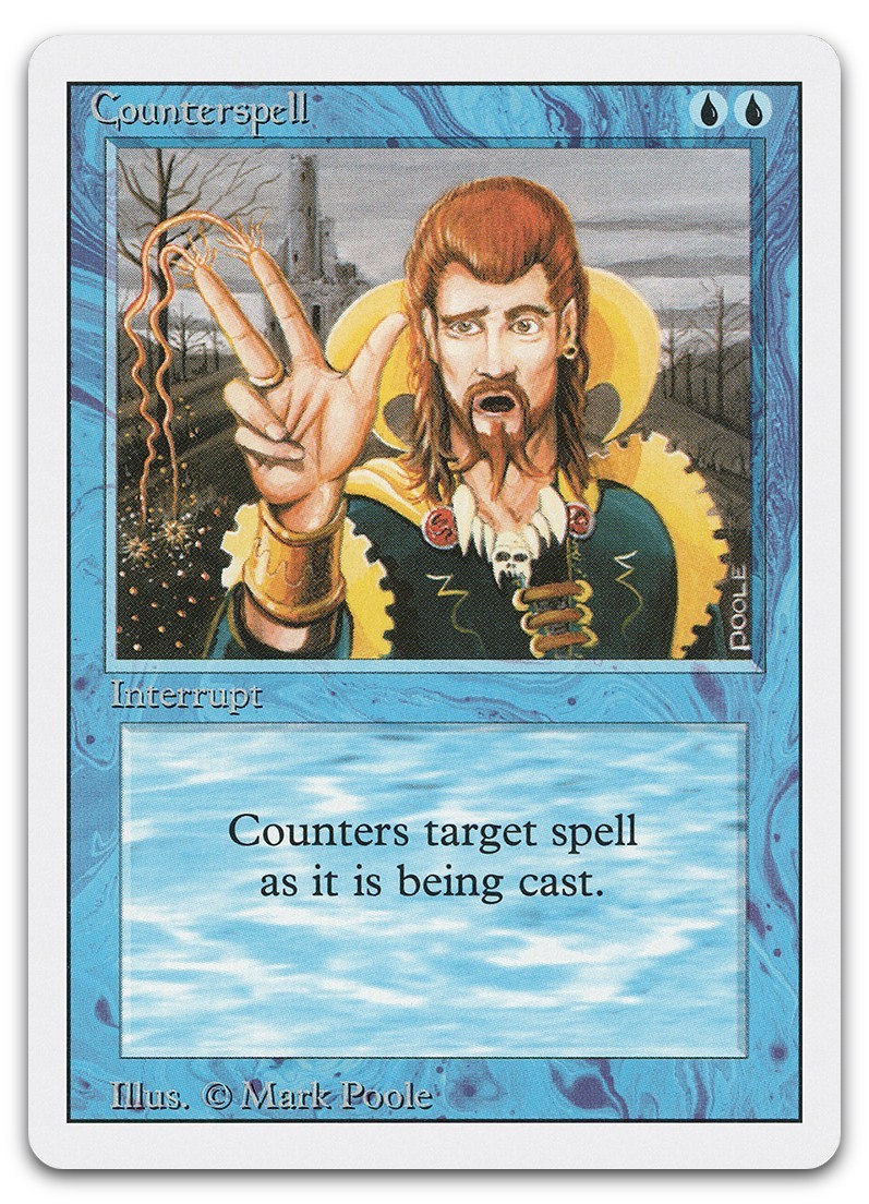Counterspell (NM) Revised Edition 3ED Magic MTG