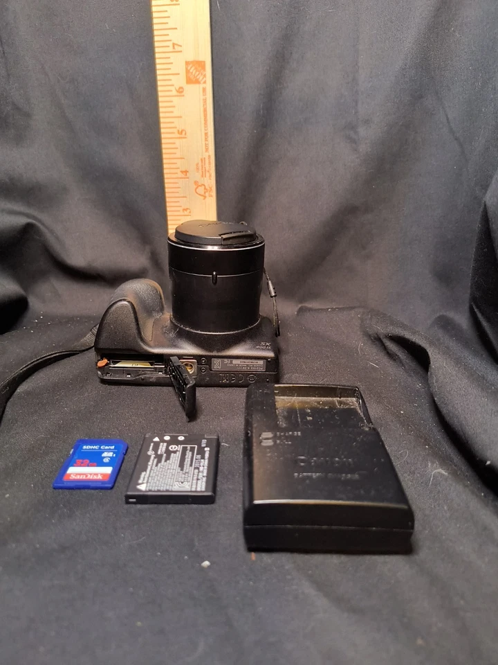 Цифровая камера Canon PowerShot SX400 IS 16,0 Мп черный комплект - ПОЛНОСТЬЮ протестирована как новая  - Изображение 4 из 4