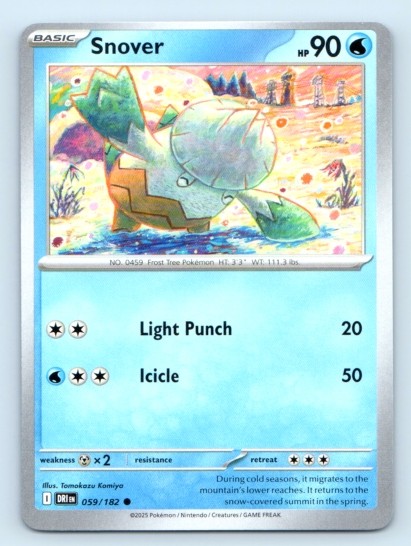 Snover 059/182 ~ Common English Near Mint