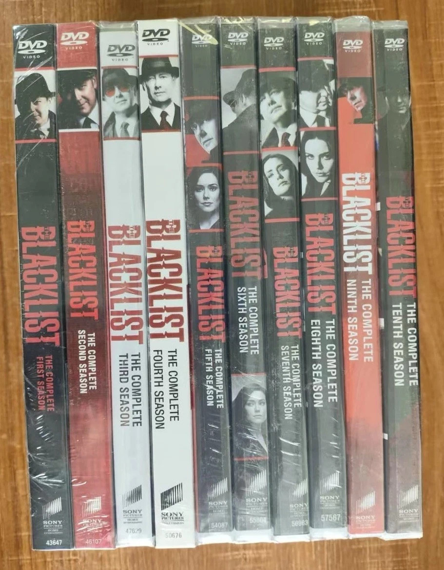 The Blacklist Seasons 1-10 DVD 50-Disc The Complete Series New