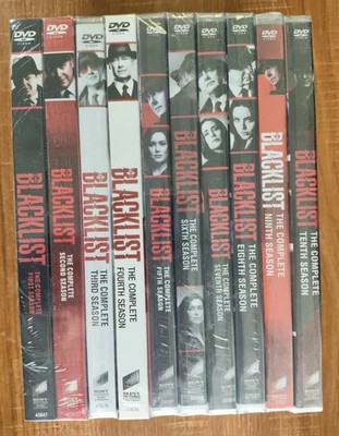 The Blacklist Seasons 1-10 DVD 50-Disc The Complete Series New