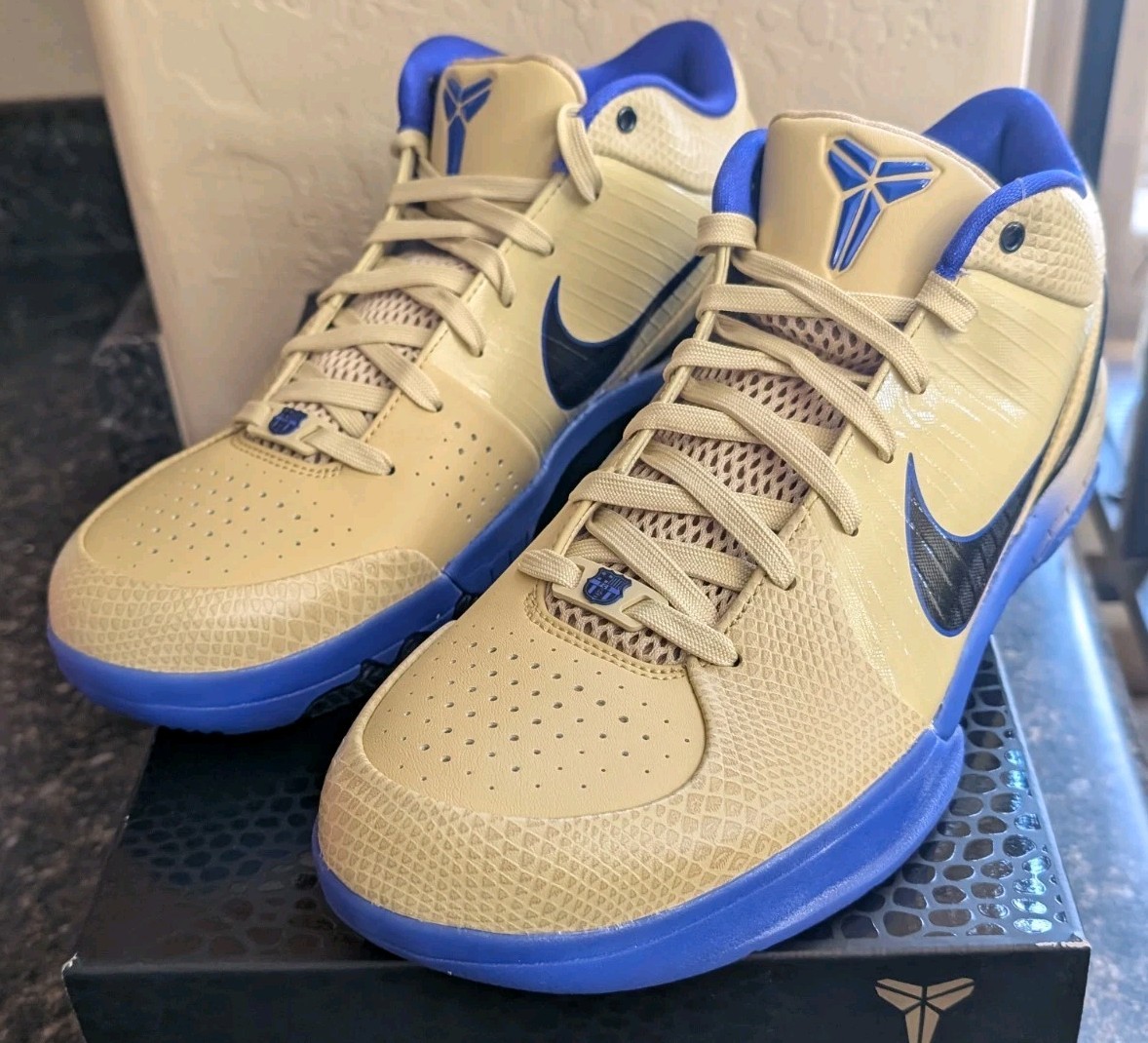 Nike Kobe IV Protro x FC Barcelona Team Gold Persian Violet
