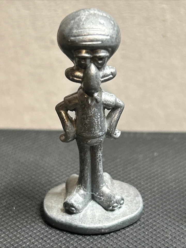 MONOPOLY Spongebob Squarepants ☆ Replacement 6 Pewter Tokens + Plankton Coin - Image 3 of 4