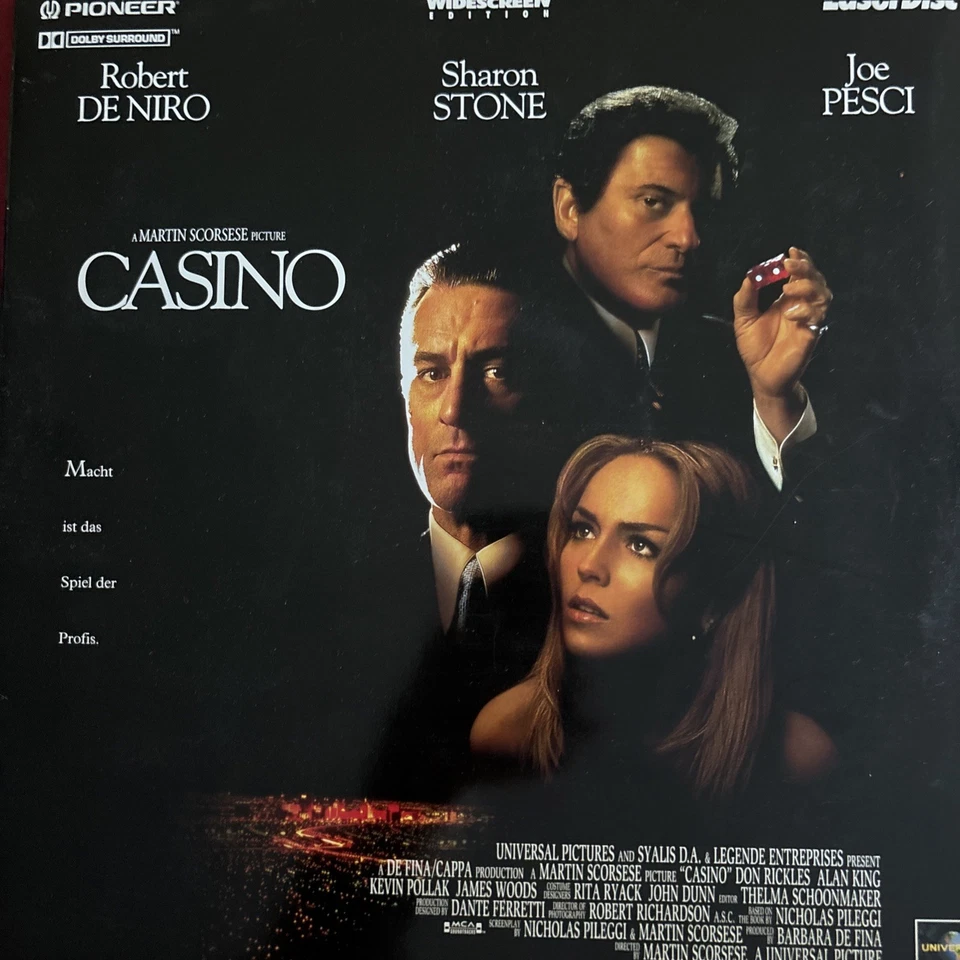 Laserdisc Casino / De Niro, Sharon Stone, Pesci / Martin Scorsese deutsch - Bild 1 von 3