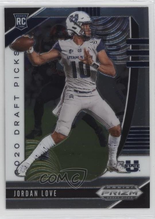 2020 Panini Prizm Draft Picks Draft Picks Rookies Jordan Love #148 Rookie RC