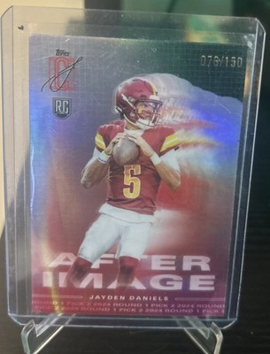 2024 Topps Signature Jayden Daniels  After Image 76/150    RC Commanders