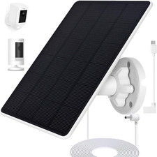 Ring Camera Solar Panel Compatible with Stick up Cam Battery Spotlight Plus