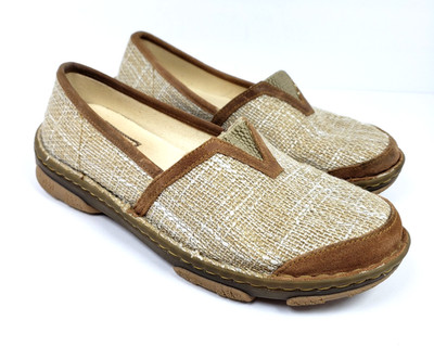 Tony Lama Boots Renata Womens Size 7 Beige Slip On Casual Loafer Shoes TLC105L