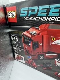 2015 LEGO SPEED CHAMPIONS Ferrari - F14 T & Scuderia Ferrari Truck 75913 - READ