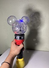 Disney Parks Mickey Mouse Light-Up Film Strip Bubble Wand Tested Works