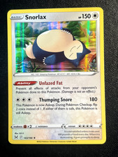 Snorlax 143/196 Lost Origin Holo Rare Pokemon TCG 2022 Sword Shield
