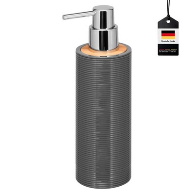 bremermann Seifenspender SEGNO aus Bambus und Kunststoff // Füllmenge ca. 340 ml