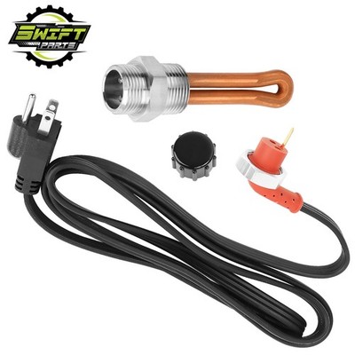 For Dodge Ram 5.9L 6.7L 1998-2007 Engine Block Heater w/ Cord 3600008 5003619AB