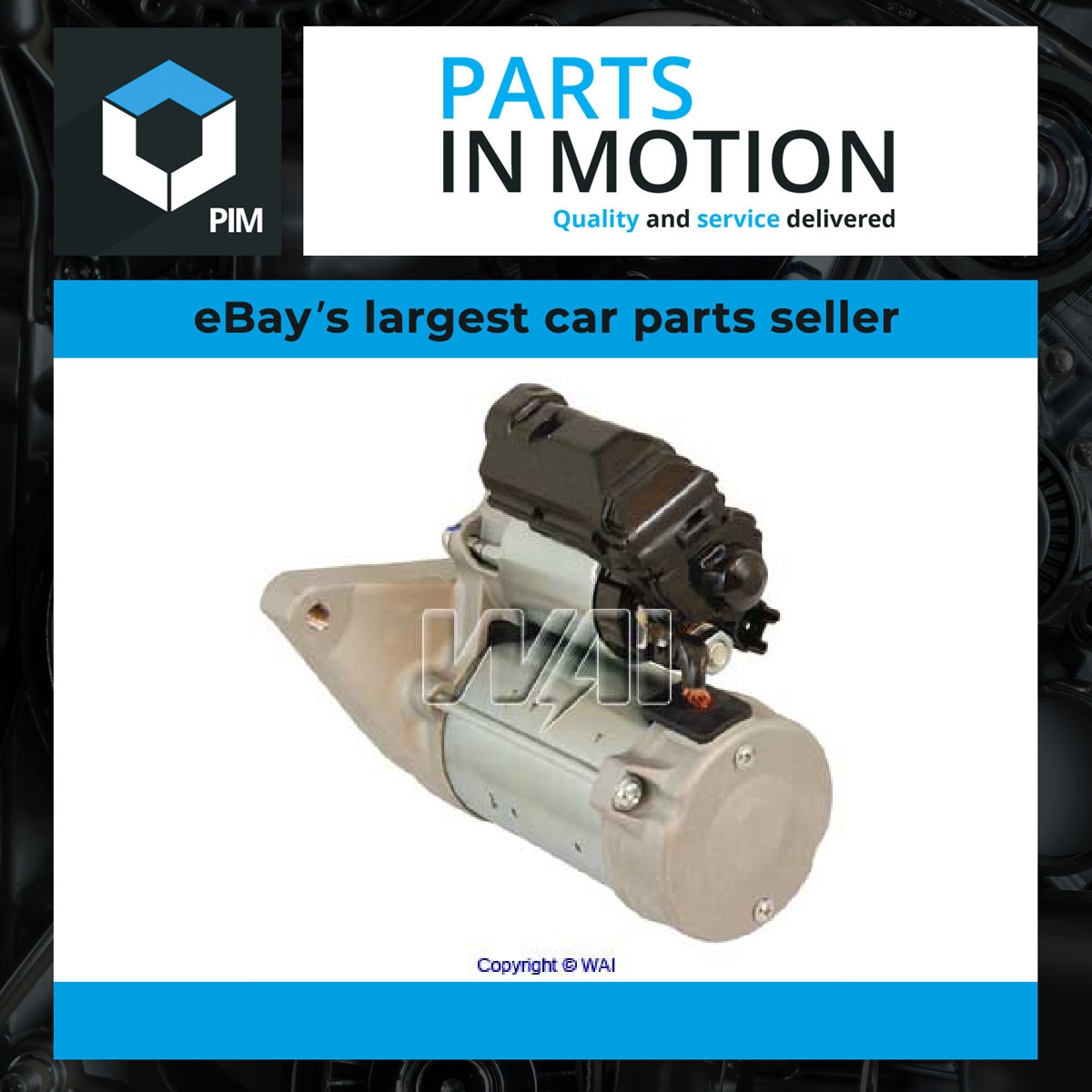Starter Motor fits TOYOTA AURIS 1.4D 08 to 18 1ND-TV Manual Transmission WAI New