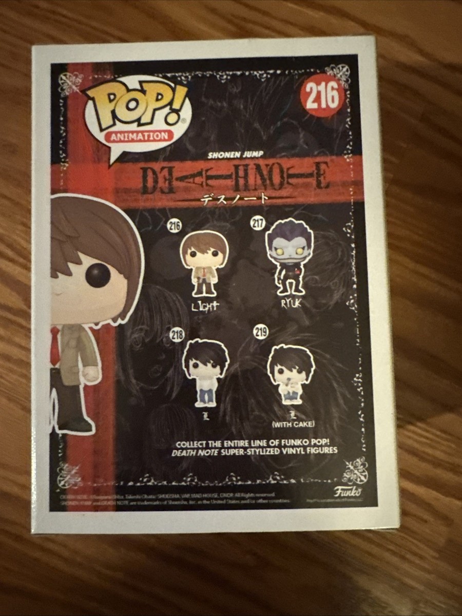 Funko Pop! Vinyl: Death Note - Light #216 for sale online | eBay