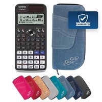 Casio FX-991DE X Schulrechner+Schutztasche, Schule & Studium-Basic Set Hellblau
