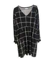Maurice’s 24/7 Black Window Pane Dress Size 2X 