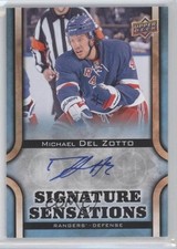 2013-14 Upper Deck Signature Sensations Michael Del Zotto #SS-MD Auto 0c3