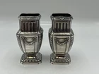 TETARD PAIR OF SOLID SILVER VASES POINCON MINERVA 1ST TITLE