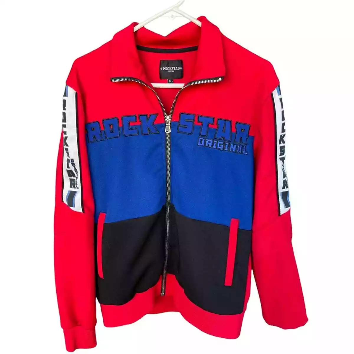 Rockstar Original Stitched Logo Track Jacket Size M eBay