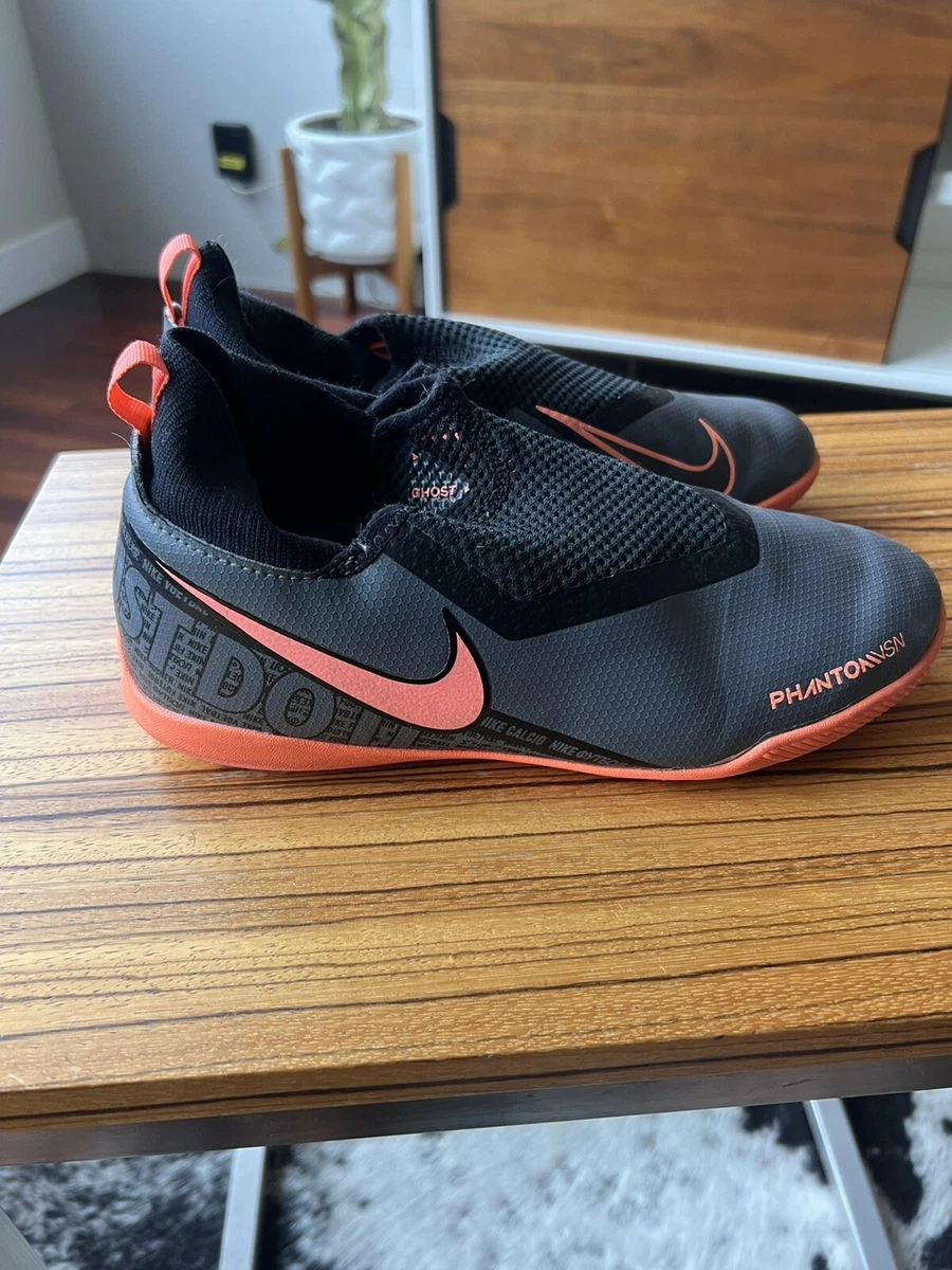Nike Boys Phantom Vision Academy DF AO3292 080 Gray Soccer Cleats