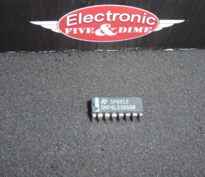 DM74LS368N National  Bus Driver, 2-Func, 6-Bit, Inverted Output, TTL, PDIP16  IC