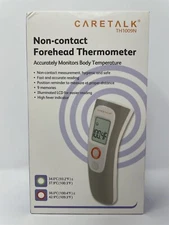 Caretalk Non-Contact Forehead Thermometer TH1009N Monitors Body Temperature New 