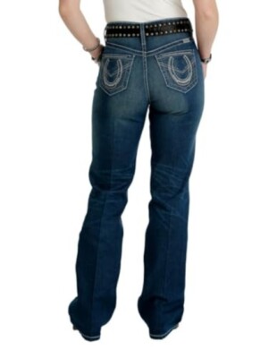 Cruel Denim Women's Skylar Sky High Rise Bootcut Jeans Dark Wash CB72954071