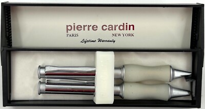 Pierre Cardin Pen and Mechanical Pencil Set Comfort Grip - New Old Stock