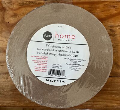 Dritz 44293 Upholstery Tack Strip 1/2'' x 20 yd Natural