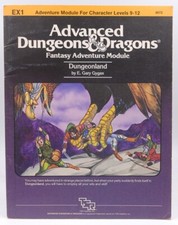 AD&D EX1 Dungeonland G+ Gary Gygax ORIGINAL