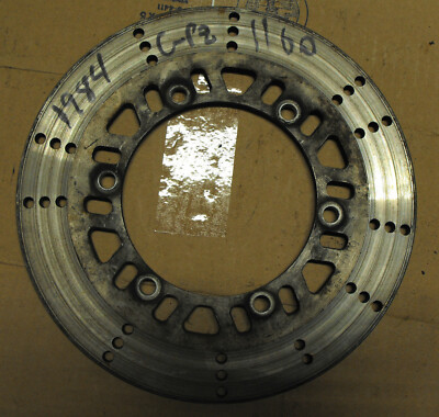 1983-84 Kawasaki ZX1100A GPz and ZX750E TURBO Rear Brake Rotor, pn 41080-1113