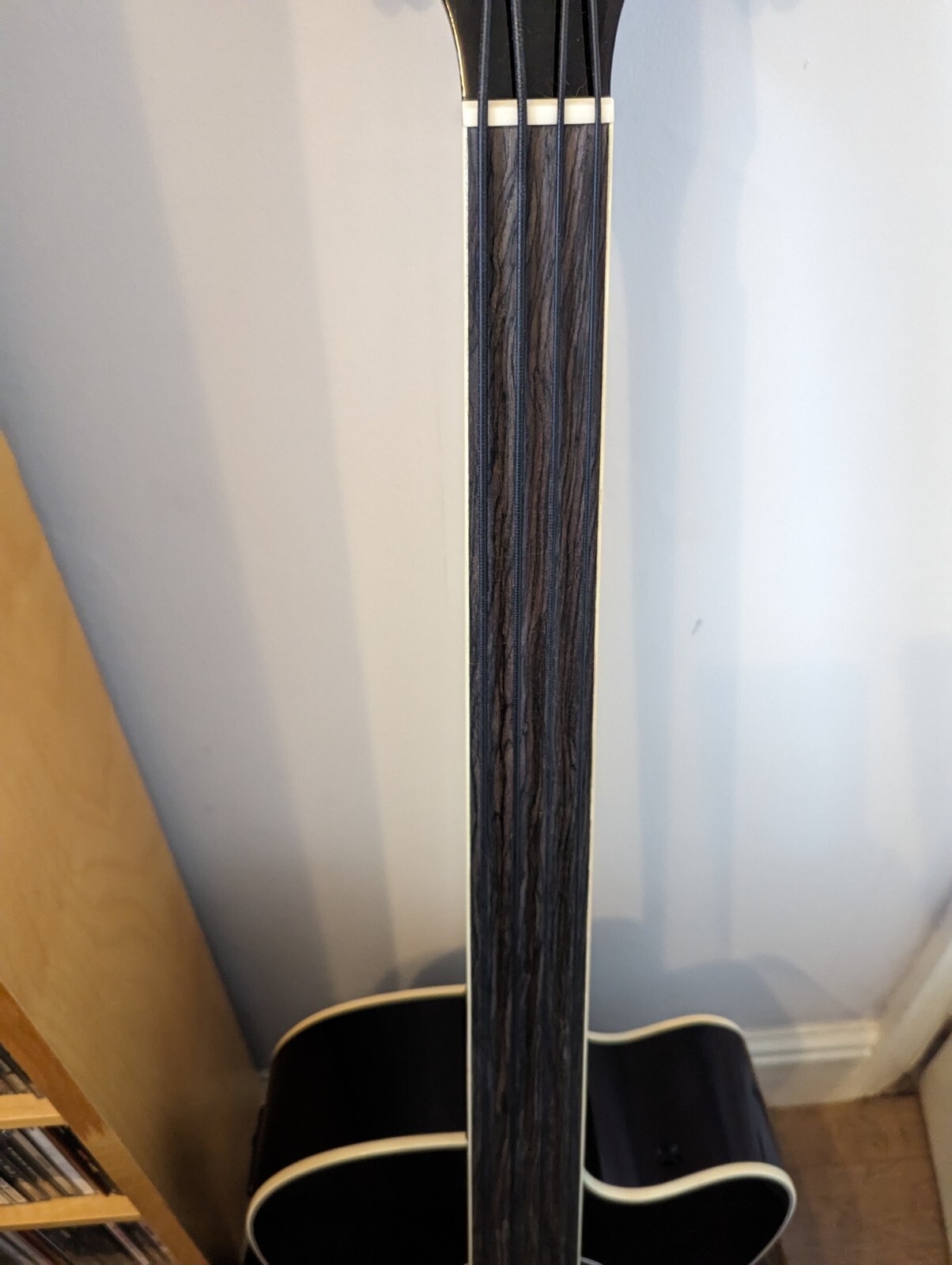 Harley Benton B30 Acoustic Fretless Bass eBay