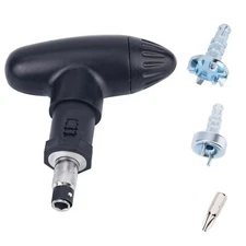 Golf Shoe Spike Wrench Universal Shoes Ratchet Action Cleats Removal Adjustme...