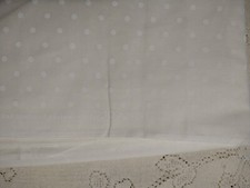White on White Tonal Polka Dots JoAnn Fabric BTHY 18"x44" Geometric Blender