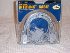  321 Interex 6ft serial cable Between 2 PC db9 female  db25 female same I-177