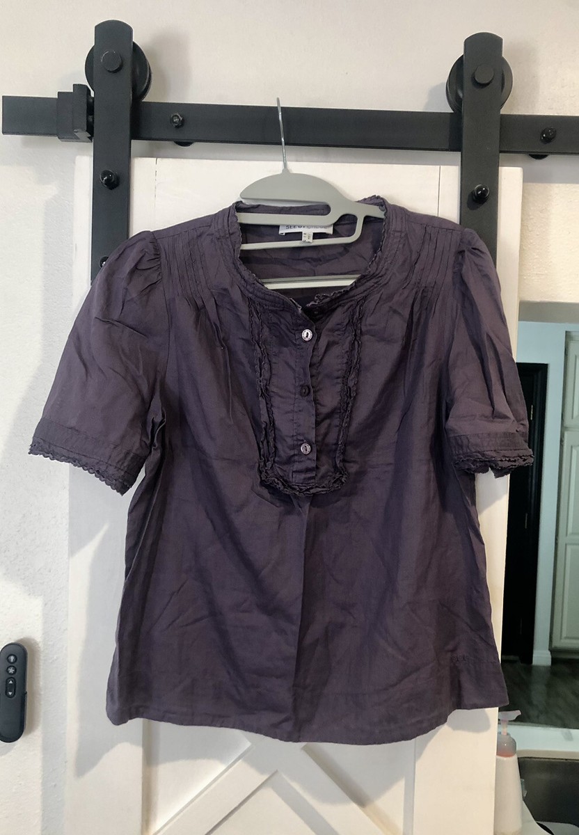SEE BY CHLOE - See By Chloé top. Must Read: See By Chloé to Be Discontinued, Telfar Announces