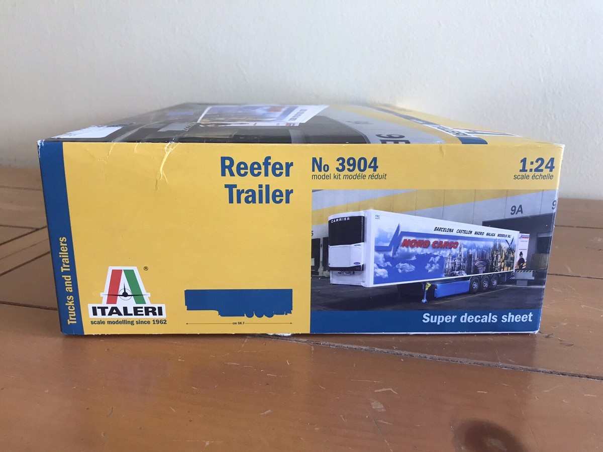 Italeri 1/24 Scale Reefer Trailer, F/S! | eBay