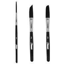 Pinstriping Brush 3 pcs High Performance Striping Set #1 #2 #3 Black