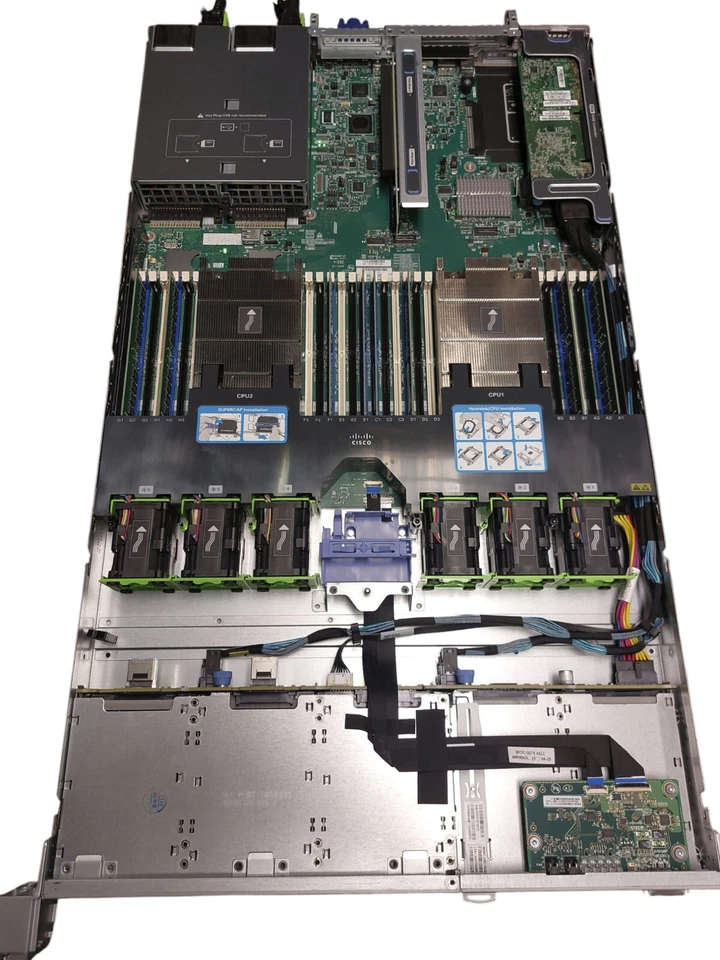 Cisco UCS C220 M4 Rack Server, 2 x E5-2695 @ V4 2,1GHz 64GB 8xSFF Mega RAID # 2 - Bild 3 von 3