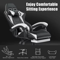 Gaming Chair with Footrest Gamer Chairs