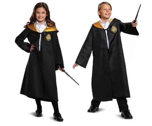 Harry Potter Child Unisex Hogwarts Halloween Costume Hooded Robe One Size