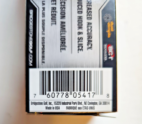 4 packs of BRIDGESTONE GOLF BALLS – 12 balls TOTAL – White e6 - NEW - Picture 6 of 6