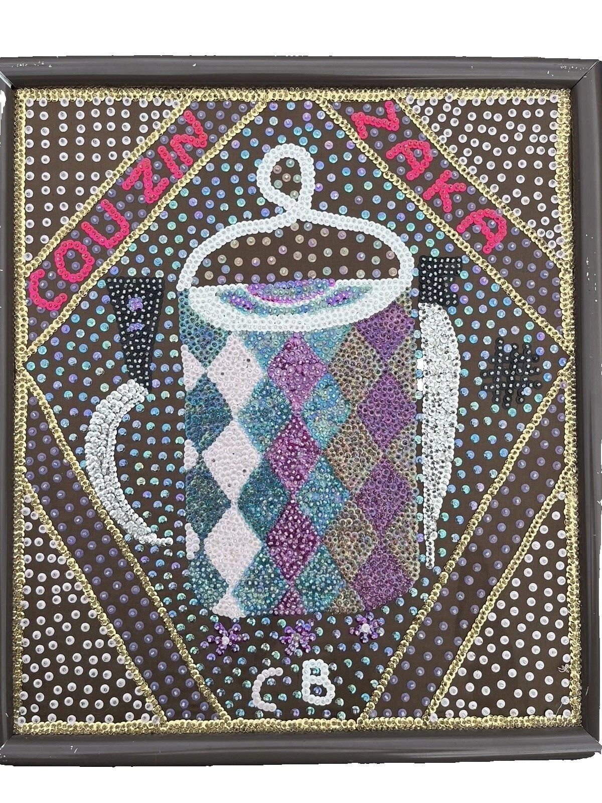 Arte textil religioso mediano y arte de fibra