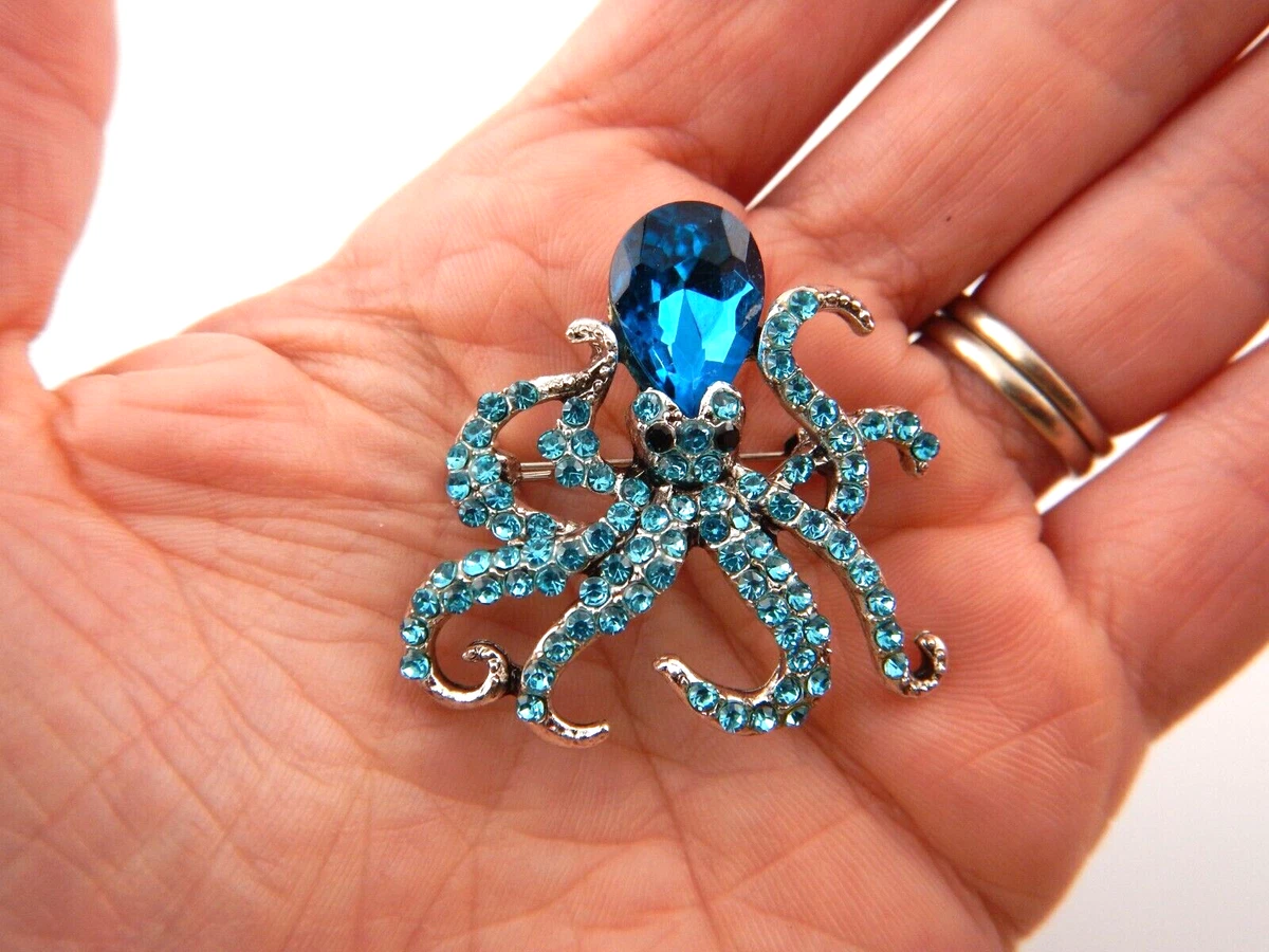 Octopus brooch best sale