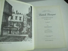BRITISH BOUQUET An Epicurean Tour of England CHAMBERLAIN Vintage Gourmet 1963